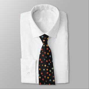 Corbata Lazo de cuello de los hombres de la flor de media