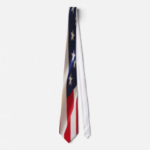 Corbata Lazo de la bandera americana