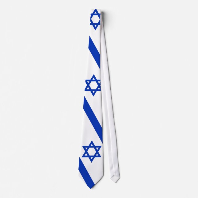 Corbata Lazo de la bandera de Israel (Anverso)