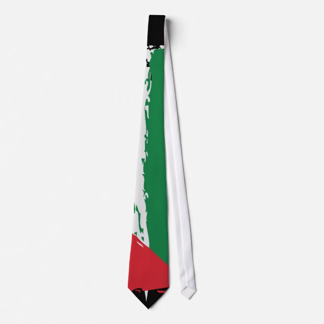 Corbata Lazo de la bandera de Palestina (Anverso)