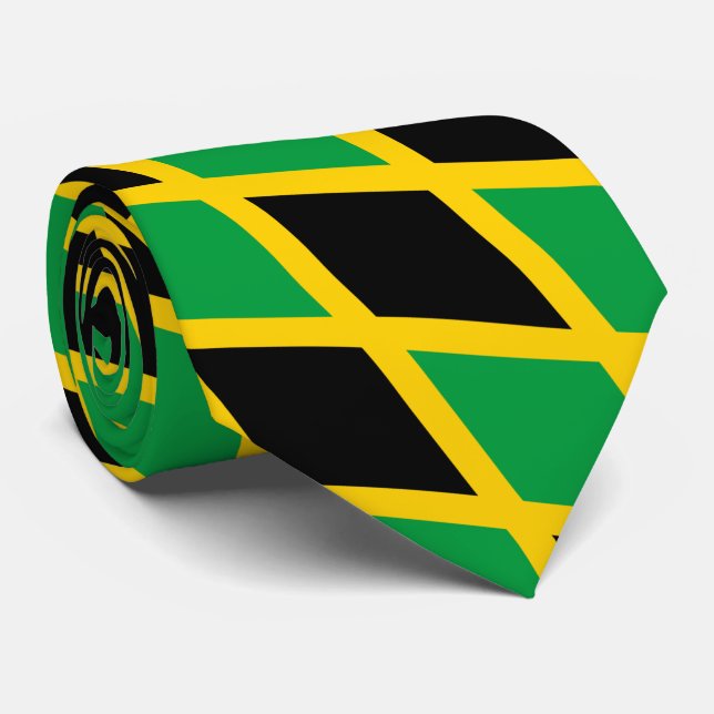 Corbata Lazo de la bandera de Paul McGehee "Jamaica" (Enrollado)