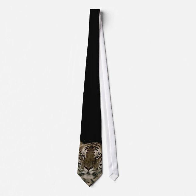 Corbata Lazo de la cara llena del tigre (Anverso)