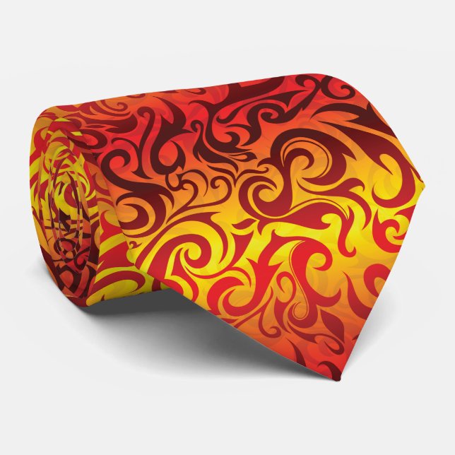 Corbata Lazo de la llama (Enrollado)
