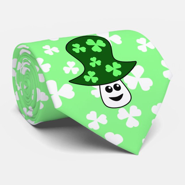 Corbata Lazo de la seta de St Patrick (Enrollado)