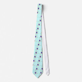 Corbata Lazo de la tortuga de la pesca (azul)