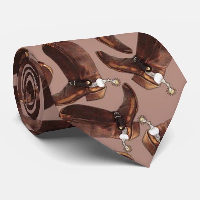 Corbata lazo de las botas de vaquero (Enrollado)