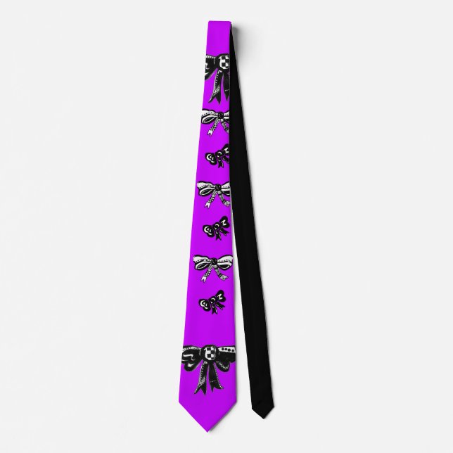 Corbata Lazo de lazos dulces (Fuschia Pop) (Anverso)
