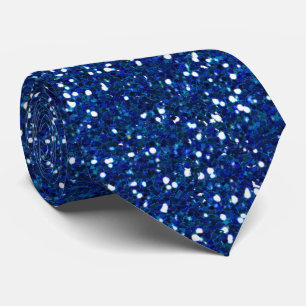Corbata Lazo de los brillos del azul