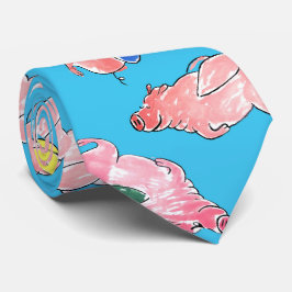 Corbata Lazo de los cerdos del vuelo