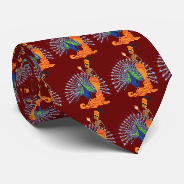 Corbata Lazo de Oshun (Enrollado)
