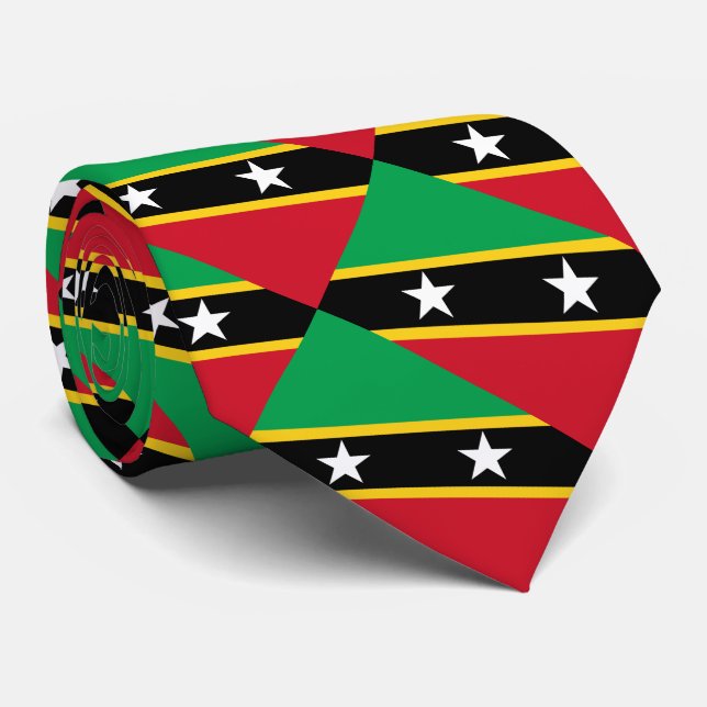 Corbata Lazo de Paul McGehee "St. San Cristobal y Nevis" (Enrollado)