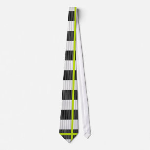 Corbata lazo de punto rayado de la mirada