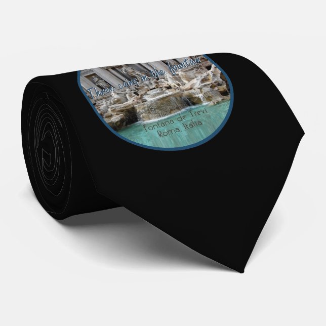 Corbata Lazo de ROMA Italia (Enrollado)