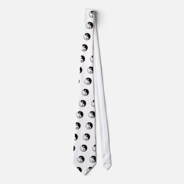 Corbata Lazo de Yin y de Yang (Anverso)