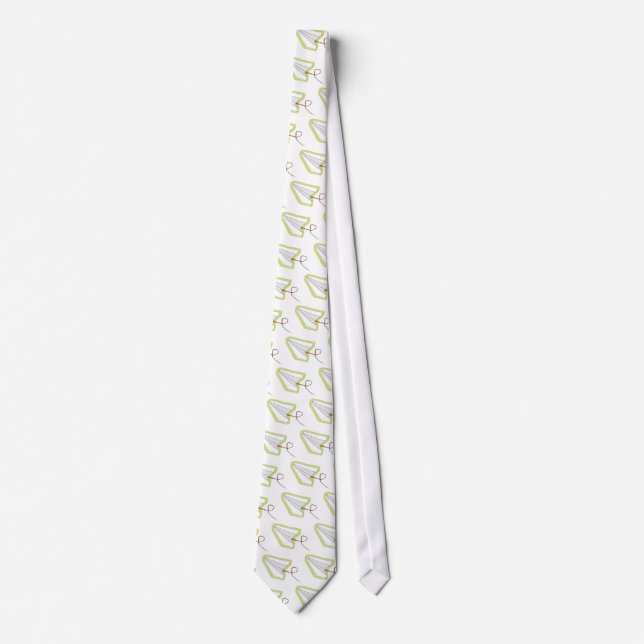 Corbata Lazo del aeroplano de papel (Anverso)