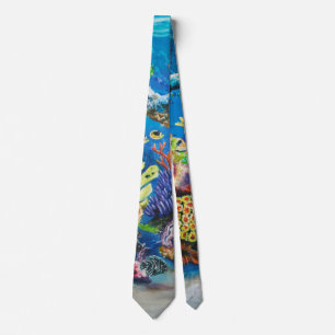 Corbata Lazo del arrecife de coral de 7 mares