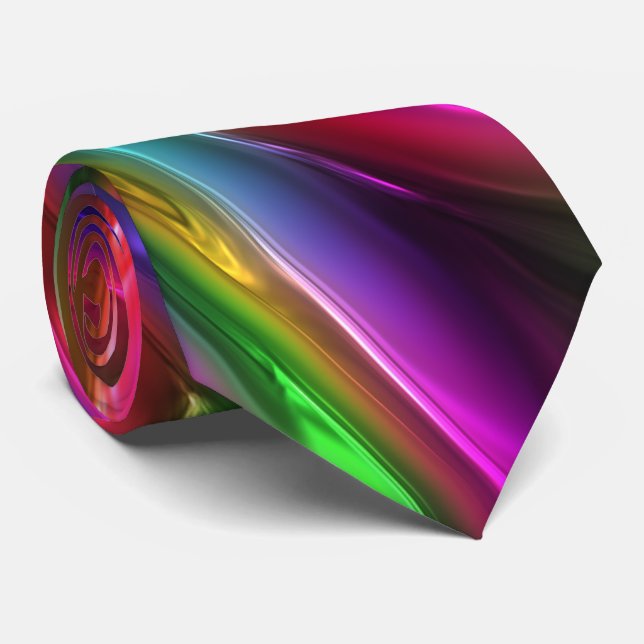 Corbata Lazo del arte abstracto 14 (Enrollado)
