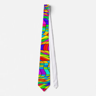 Corbata Lazo del arte del vitral