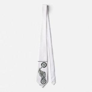 CORBATA LAZO DEL BOSQUEJO DE LA MOTOCICLETA