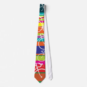 Corbata lazo del ciclo de la bici del multicolor