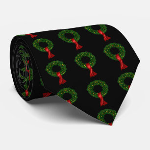 Corbata Lazo del día de fiesta de la guirnalda del navidad