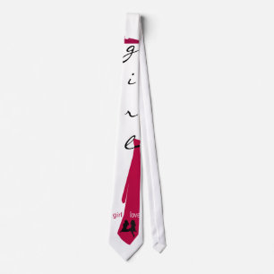 Corbata Lazo del diseñador del amor del chica