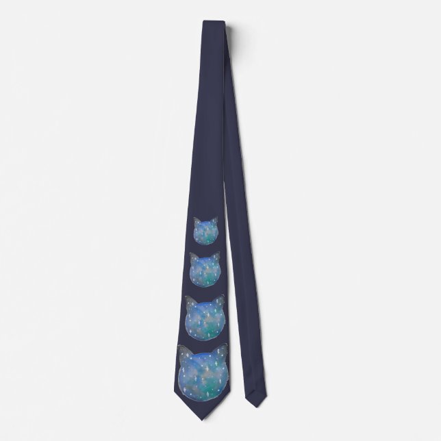 Corbata Lazo del gato de la galaxia (Anverso)