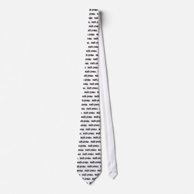 Corbata Lazo del genio de la matemáticas (Anverso)