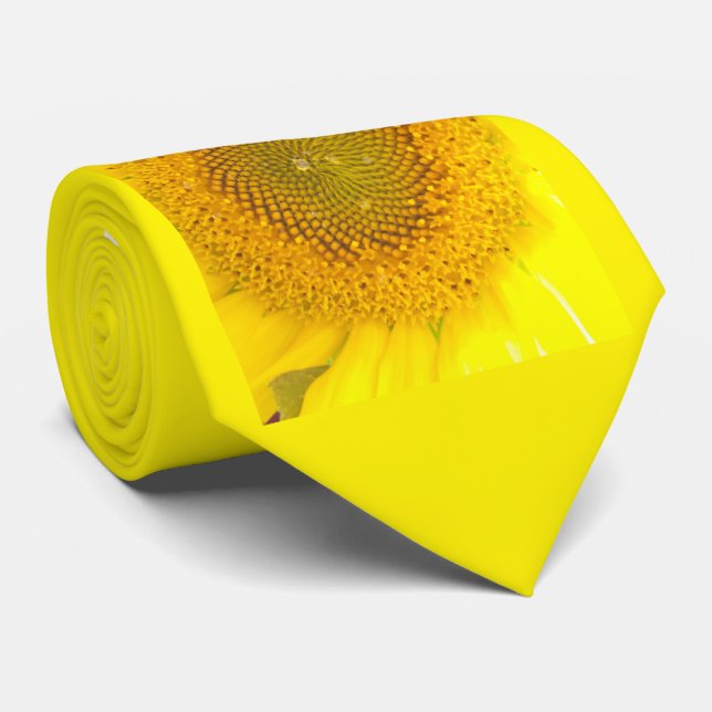 Corbata Lazo del girasol (Enrollado)