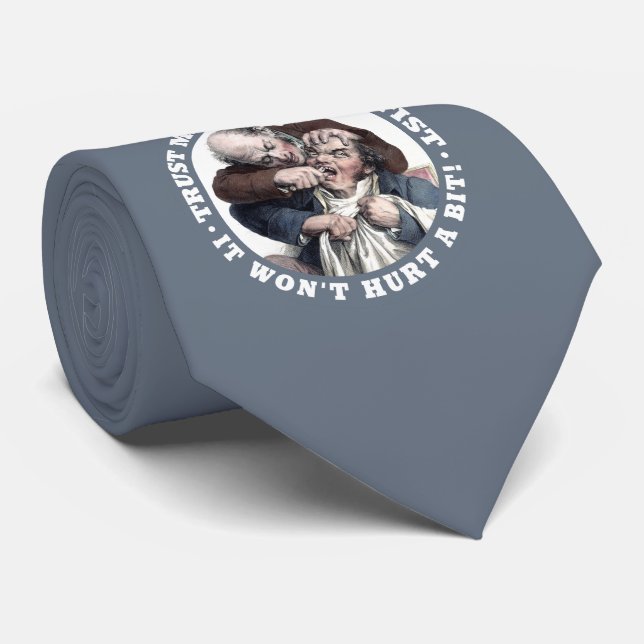 Corbata Lazo del humor del DENTISTA (Enrollado)