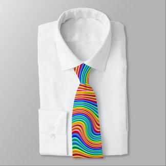 Corbata Lazo del orgullo del arco iris (no inicial)