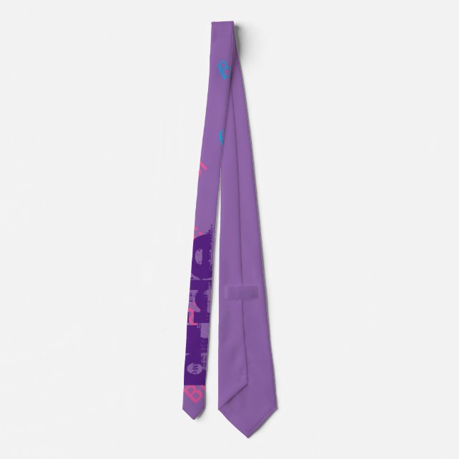 Corbata Lazo del orgullo del BI (Reverso)