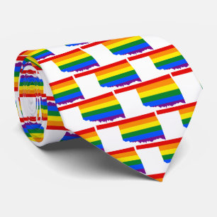 Corbata Lazo del Orgullo LGBTQ OKLAHOMA