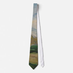 Corbata Lazo del paisaje del desierto