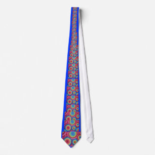 Corbata lazo del teñido anudado