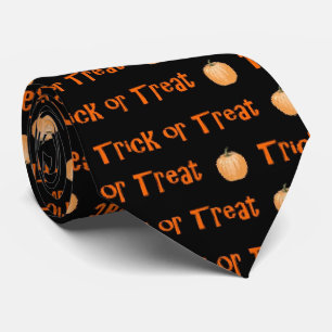 Corbata Lazo del truco o de la invitación de Halloween de