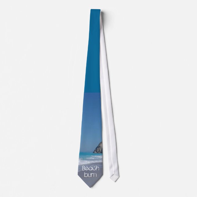 Corbata Lazo del vago de la playa del personalizar (Anverso)