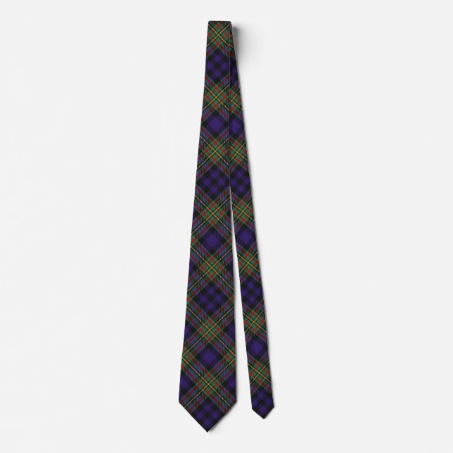 Corbata Lazo escocés del tartán de MacLellan del clan (Anverso)