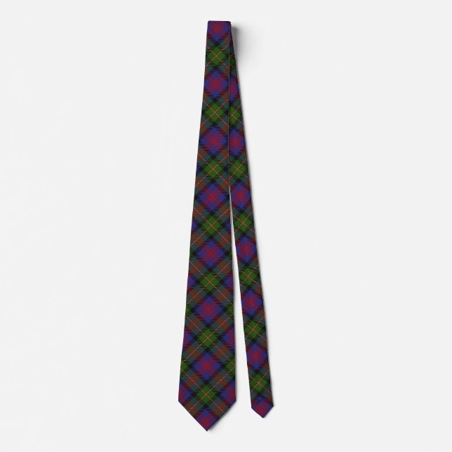 Corbata Lazo escocés del tartán de MacLennan del clan (Anverso)