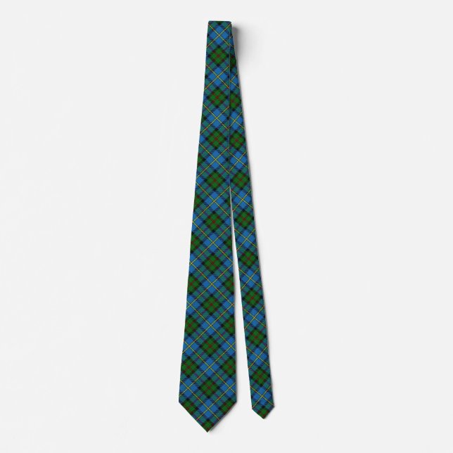 Corbata Lazo escocés del tartán de MacLeod del clan (Anverso)