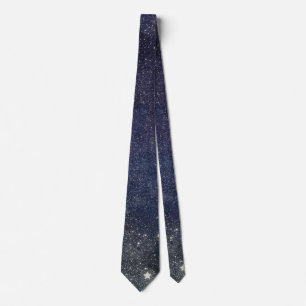 Corbata Lazo estrellado del cielo azul