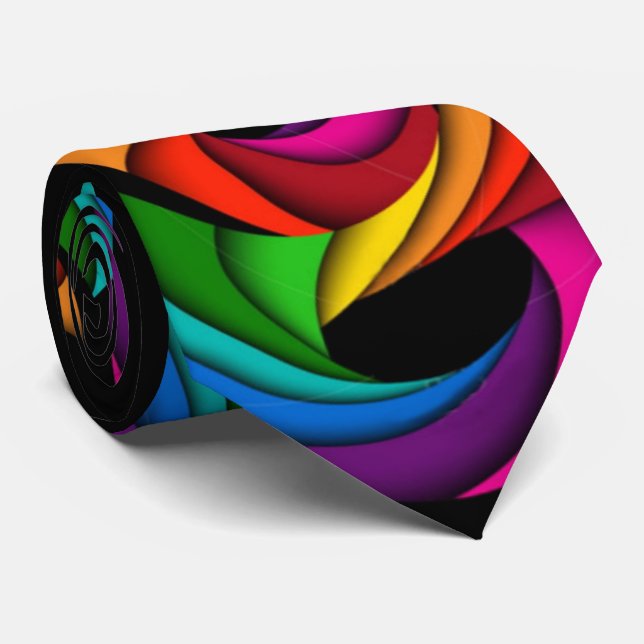 Corbata lazo feliz brillante (Enrollado)