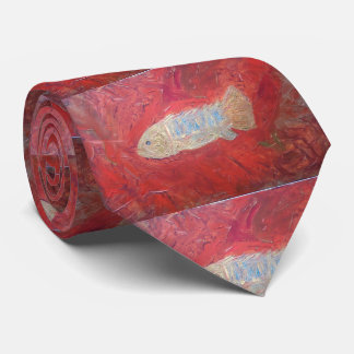 Corbata Lazo fósil de los pescados