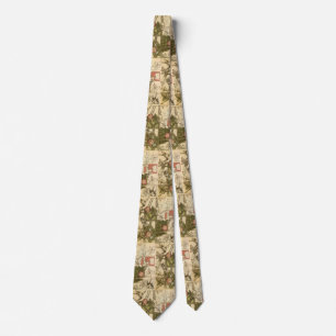 Corbata Lazo hermoso con diseño del enrejado del vintage