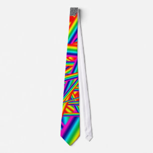 Corbata Lazo loco del arco iris