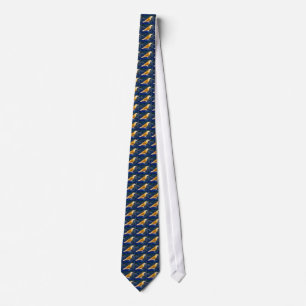 Corbata lazo negro con los cuervos marrones