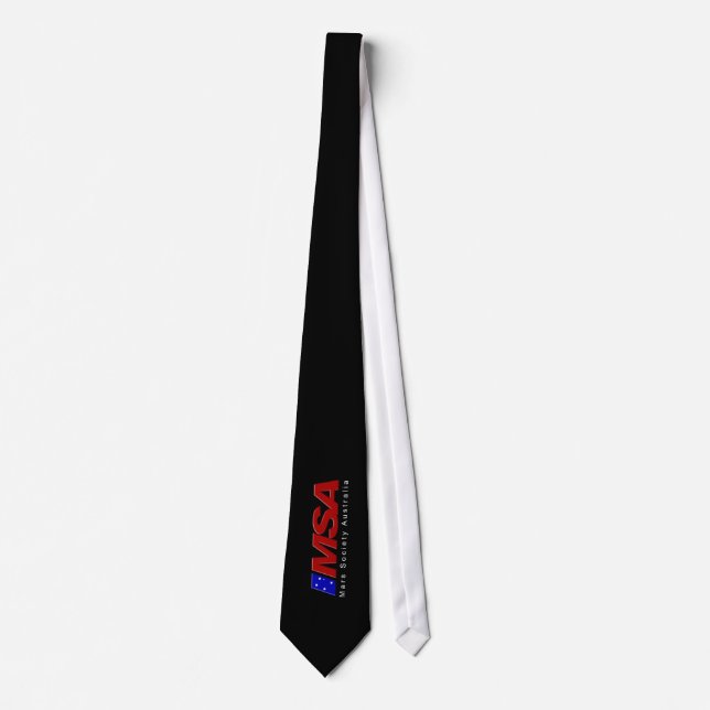Corbata Lazo negro de MSA (Anverso)
