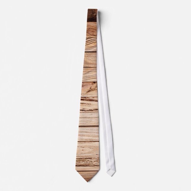 Corbata Lazo para hombre de madera del granero occidental (Anverso)