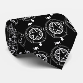 Corbata Lazo Pentagram Elemental Oscuro