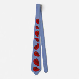 Corbata Lazo que muestra caer de las hojas del rojo